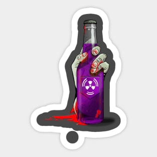 Zombie Hand PhD Flopper Sticker